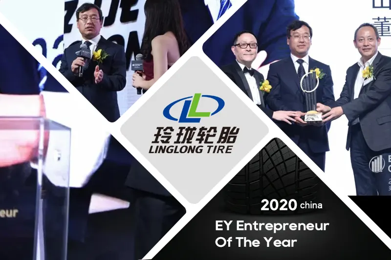 Ernst & Young annonce Wang Feng de Shandong Linglong Tire Co., Ltd. comme lauréat du prix Entrepreneur Of The Year® 2020 China